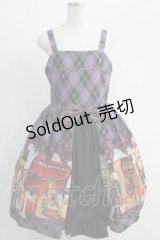ALICE and the PIRATES / Nostalgic Gift〜くるみ割り人形と大切な想い出〜柄ジャンパースカートI Free パープル H-25-01-04-011-PA-OP-NS-ZH