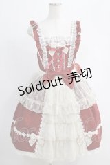 BABY,THE STARS SHINE BRIGHT / グラスグリーンのPastoral お花摘みの少女ジャンパースカート Free エンジ H-25-01-04-015-BA-OP-NS-ZH