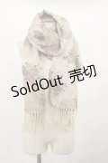 axes femme / 花柄ストール  ベージュ H-25-01-05-029-AX-ZA-NS-ZH