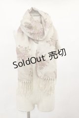 axes femme / 花柄ストール  ベージュ H-25-01-05-029-AX-ZA-NS-ZH