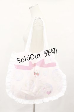 画像1: Ank Rouge / フリルトートバッグ  ピンク H-25-01-05-031-CA-BG-NS-ZH