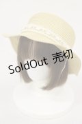 Lizmelo / ストローハット  ナチュラル H-25-01-05-035-LO-AC-NS-ZH