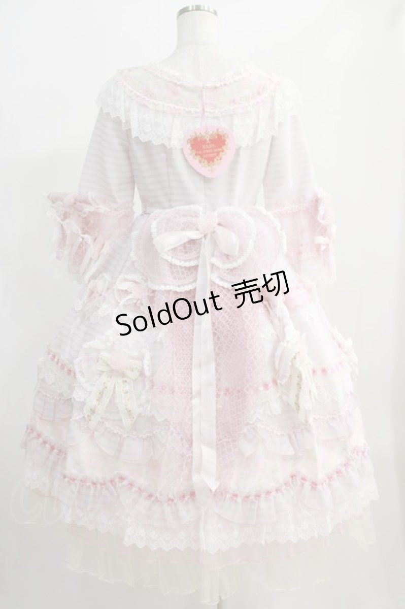 画像3: BABY,THE STARS SHINE BRIGHT / Thumbelina Floral Princessワンピースドレス Free ピンク H-25-01-05-1083-BA-OP-NS-ZH (3)