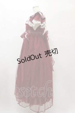 画像3: BABY,THE STARS SHINE BRIGHT / La fleurie シフォンワンピース Free エンジ H-25-01-07-046-BA-OP-NS-ZH