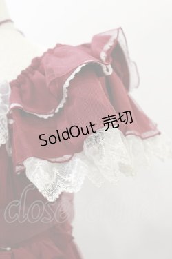 画像4: BABY,THE STARS SHINE BRIGHT / La fleurie シフォンワンピース Free エンジ H-25-01-07-046-BA-OP-NS-ZH