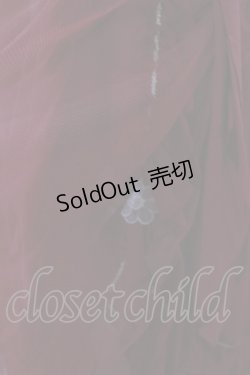 画像5: BABY,THE STARS SHINE BRIGHT / La fleurie シフォンワンピース Free エンジ H-25-01-07-046-BA-OP-NS-ZH