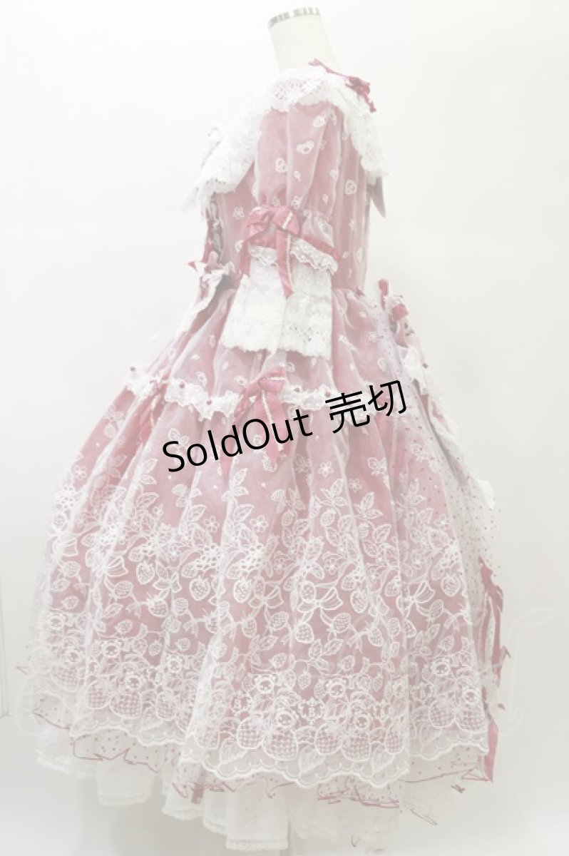 画像3: BABY,THE STARS SHINE BRIGHT / Mariee de Kumya〜Le Jardin de Fraises〜ワンピースドレス Free エンジ H-25-01-07-061-BA-OP-NS-ZH (3)