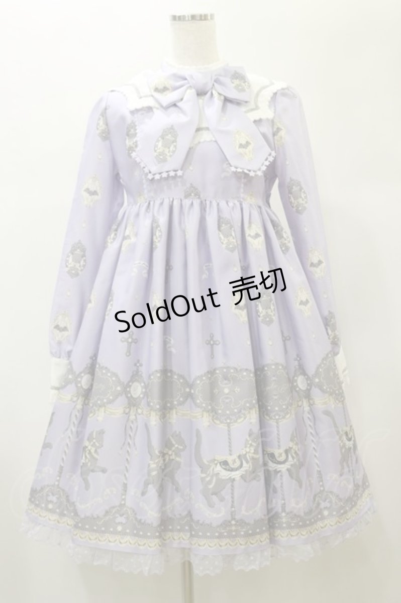 画像1: Angelic Pretty / Dream Cat Go Roundワンピース Free ラベンダー H-25-01-07-065-AP-OP-NS-ZH (1)