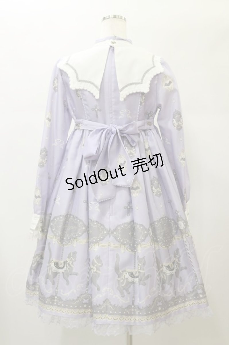 画像2: Angelic Pretty / Dream Cat Go Roundワンピース Free ラベンダー H-25-01-07-065-AP-OP-NS-ZH (2)