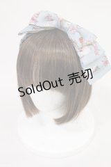 Royal Princess Alice / Wrapping Ribbon Cat・ねこ助コラボ リボンカチューシャ  ブルー H-25-01-07-1042-LO-AC-NS-ZH