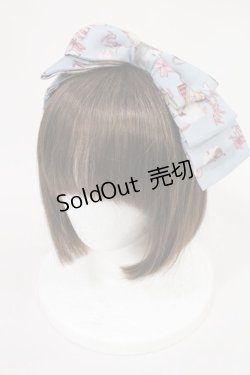 画像1: Royal Princess Alice / Wrapping Ribbon Cat・ねこ助コラボ リボンカチューシャ  ブルー H-25-01-07-1042-LO-AC-NS-ZH