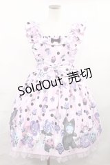 Angelic Pretty / Happy Treat Partyジャンパースカート Free ピンク H-25-01-07-1005-AP-OP-NS-ZH