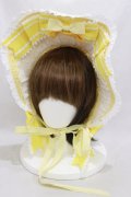 BABY,THE STARS SHINE BRIGHT / Le Ruban Ombre Roseボンネット  イエロー H-25-01-07-021-BA-AC-NS-ZH