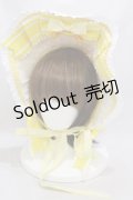 BABY,THE STARS SHINE BRIGHT / Le Ruban Ombre Roseボンネット  イエロー H-25-01-07-021-BA-AC-NS-ZH