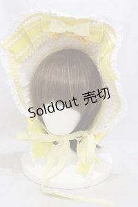 BABY,THE STARS SHINE BRIGHT / Le Ruban Ombre Roseボンネット  イエロー H-25-01-07-021-BA-AC-NS-ZH