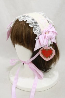 画像1: BABY,THE STARS SHINE BRIGHT / Margarethaヘッドドレス  ピンク H-25-01-07-022-BA-AC-NS-ZH