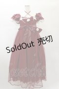 BABY,THE STARS SHINE BRIGHT / La fleurie シフォンワンピース Free エンジ H-25-01-07-046-BA-OP-NS-ZH