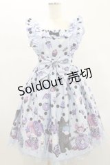 Angelic Pretty / Happy Treat Partyジャンパースカート Free サックス H-25-01-08-015-AP-OP-NS-ZH