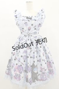 Angelic Pretty / Happy Treat Partyジャンパースカート Free サックス H-25-01-08-015-AP-OP-NS-ZH