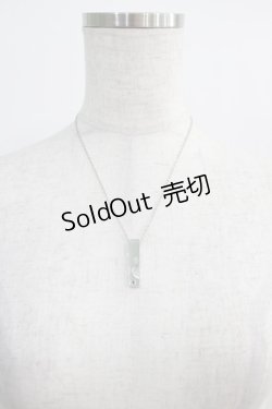 画像2: NieR Clothing / PLATE NECKLACE  シルバー H-25-01-09-048-PU-AC-KB-ZH