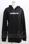 NieR Clothing / プリントプルパーカー F 黒 H-25-01-09-053-PU-TO-KB-ZT044