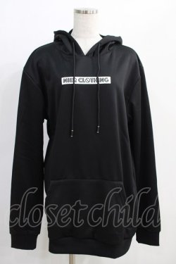 画像1: NieR Clothing / プリントプルパーカー F 黒 H-25-01-09-053-PU-TO-KB-ZT044