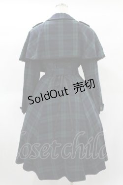 画像2: metamorphose / ブリティッシュケープ付コート Free ネイビー H-25-01-09-1029-ME-CO-NS-ZH