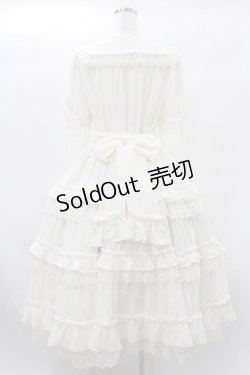 画像2: ALICE and the PIRATES / Historiaロングティアードワンピース Free アイボリー H-25-01-09-1031-PA-OP-NS-ZH