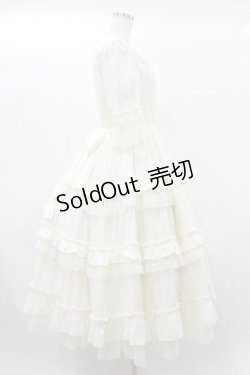 画像3: ALICE and the PIRATES / Historiaロングティアードワンピース Free アイボリー H-25-01-09-1031-PA-OP-NS-ZH