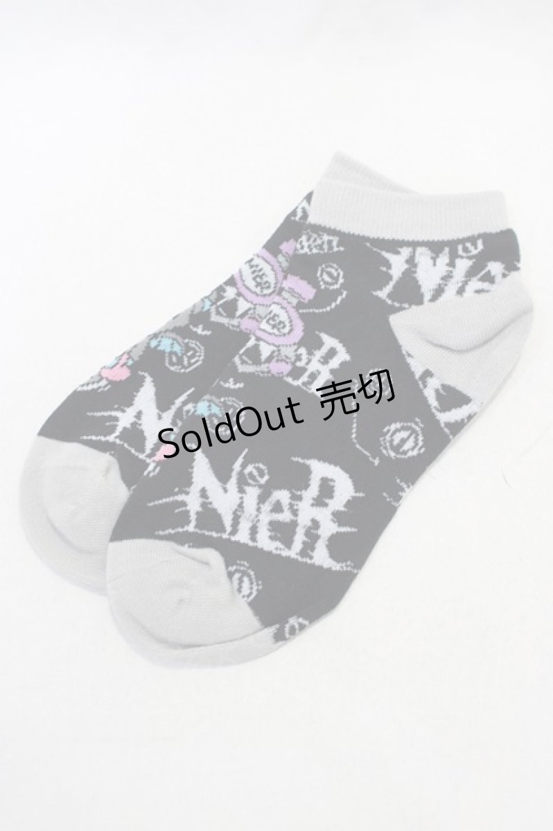 画像1: NieR CLOTHING / 靴下   H-25-01-09-016-PU-ZA-KB-ZH (1)