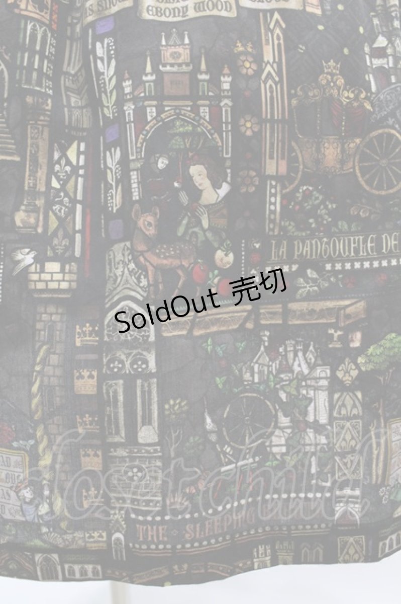 画像5: Jane Marple / Grimm stained glassギャザードレス M ブラック H-25-01-10-1013-JM-OP-KB-ZH (5)