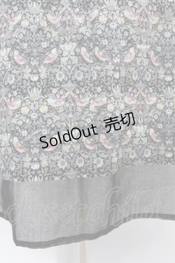 画像5: Jane Marple Dans Le Salon / Strawberry Thiefストラップドレス M ブラック H-25-01-10-1014-JM-OP-KB-ZH