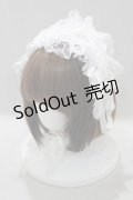 MARBLE / レースリボンヘッドドレス  白 H-25-01-10-076-GO-AC-KB-ZH