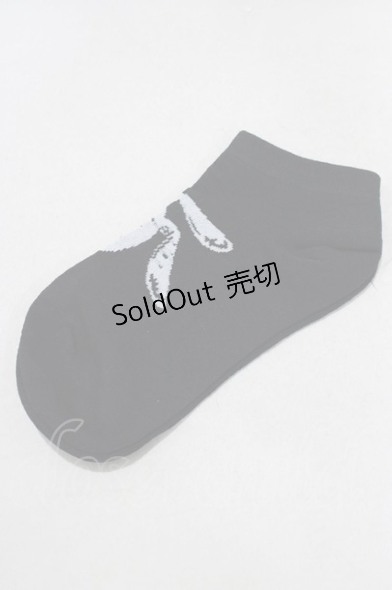 画像2: NieR CLOTHING / 靴下  黒 H-25-01-10-092-PU-ZA-KB-ZH (2)