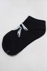 画像2: NieR CLOTHING / 靴下  黒 H-25-01-10-092-PU-ZA-KB-ZH (2)