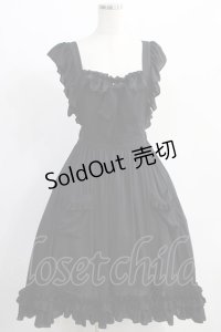 Vallee lys / Enchanting Maiden Apron  ブラック H-25-01-10-002-GO-OP-KB-ZH