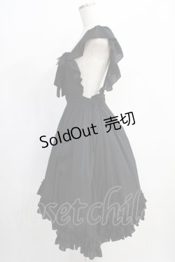画像2: Vallee lys / Enchanting Maiden Apron  ブラック H-25-01-10-002-GO-OP-KB-ZH