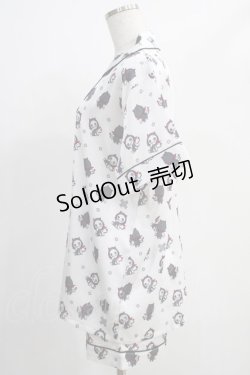 画像2: NieR Clothing / セットアップルームウェア F 白 H-25-01-10-020-PU-OP-KB-ZT027