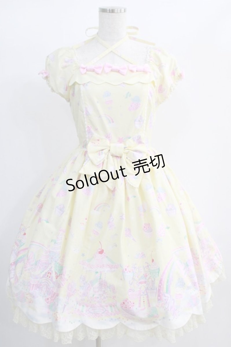 画像1: Angelic Pretty / MilkyPlanetワンピース Free イエロー H-25-01-12-001-AP-OP-NS-ZH (1)