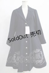 metamorphose / クラウンエンブレム刺繍入りコート サイズ1 ネイビー H-25-01-12-004-ME-CO-NS-ZH