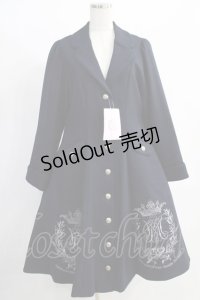 metamorphose / クラウンエンブレム刺繍入りコート サイズ1 ネイビー H-25-01-12-004-ME-CO-NS-ZH