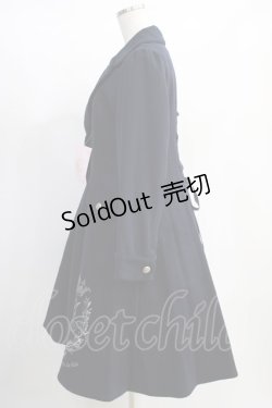 画像2: metamorphose / クラウンエンブレム刺繍入りコート サイズ1 ネイビー H-25-01-12-004-ME-CO-NS-ZH