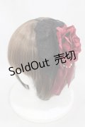 ATELIER PIERROT / 薔薇レースカチューシャ  黒×黒薔薇 H-25-01-12-1001-EL-AC-KB-ZH
