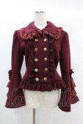ATELIER PIERROT / Alettaショートコート 1 ボルドー H-25-01-12-1005-EL-CO-KB-ZT-C042