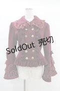 ATELIER PIERROT / Alettaショートコート 1 ボルドー H-25-01-12-1005-EL-CO-KB-ZT-C042
