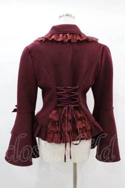 画像2: ATELIER PIERROT / Alettaショートコート 1 ボルドー H-25-01-12-1005-EL-CO-KB-ZT-C042