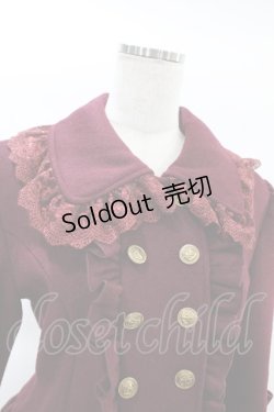 画像4: ATELIER PIERROT / Alettaショートコート 1 ボルドー H-25-01-12-1005-EL-CO-KB-ZT-C042