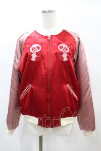 Candy Stripper / ANARCHY PEPE SOUVENIR JACKET  レッド H-25-01-12-1058-PU-JA-KB-ZT015