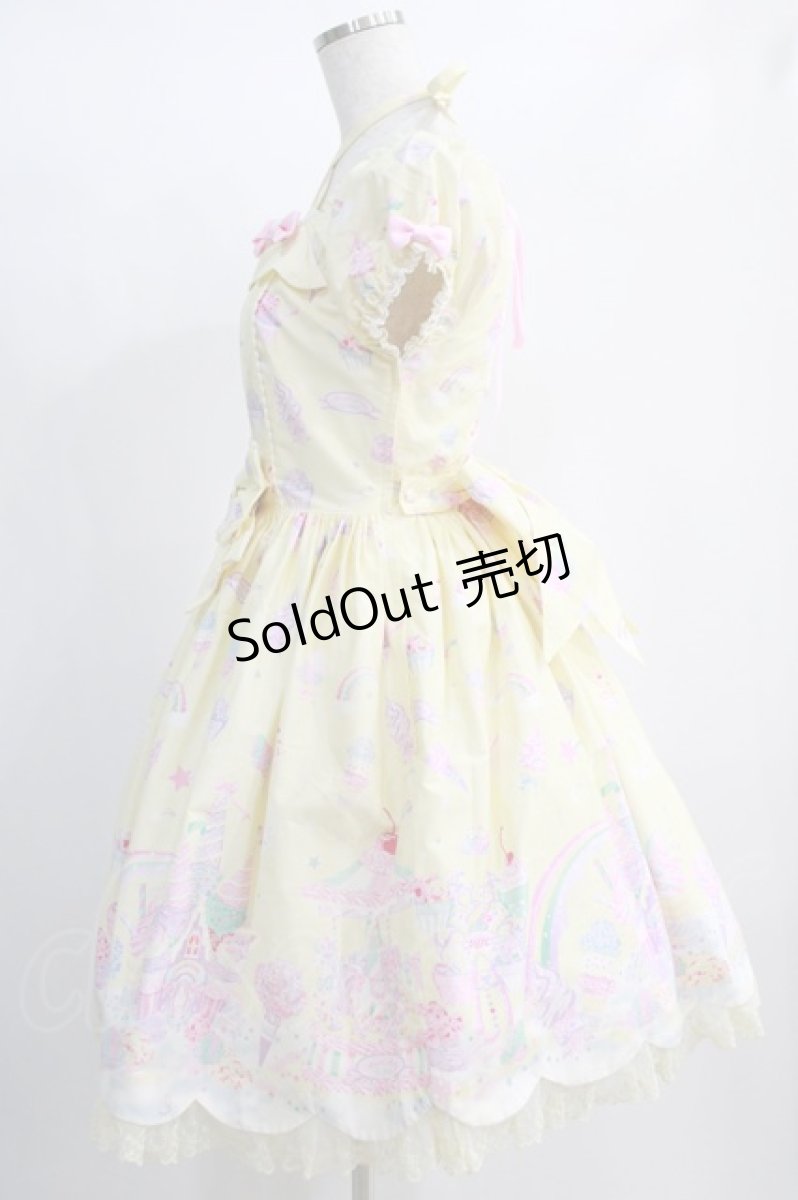 画像2: Angelic Pretty / MilkyPlanetワンピース Free イエロー H-25-01-12-001-AP-OP-NS-ZH (2)