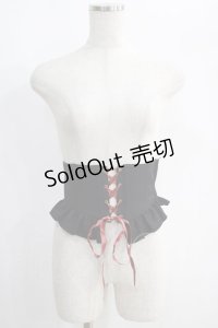 metamorphose / フリルコルセット Free ブラック H-25-01-12-066-ME-TO-NS-ZH